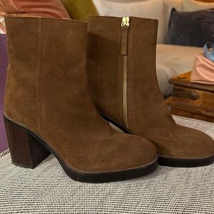 Zara suede booties